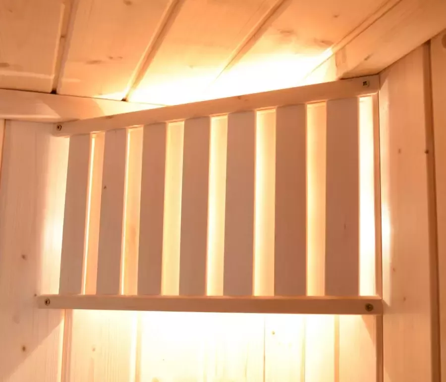 Weka Sauna Valida hoek 1 5 4 kw kachel met interne bediening met raam - Foto 2
