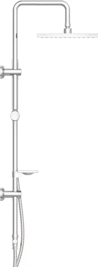 Welltime Douchestang-set Lina Regendouche met zeepplank regendouche met 20 cm kantlengte - Foto 7