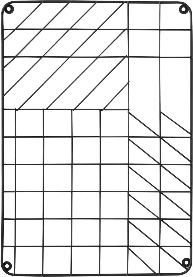 Welltime Wandplank Loft Hangrekje van metaal bxh: 35x50cm metalen stelling in industriële stijl - Foto 4