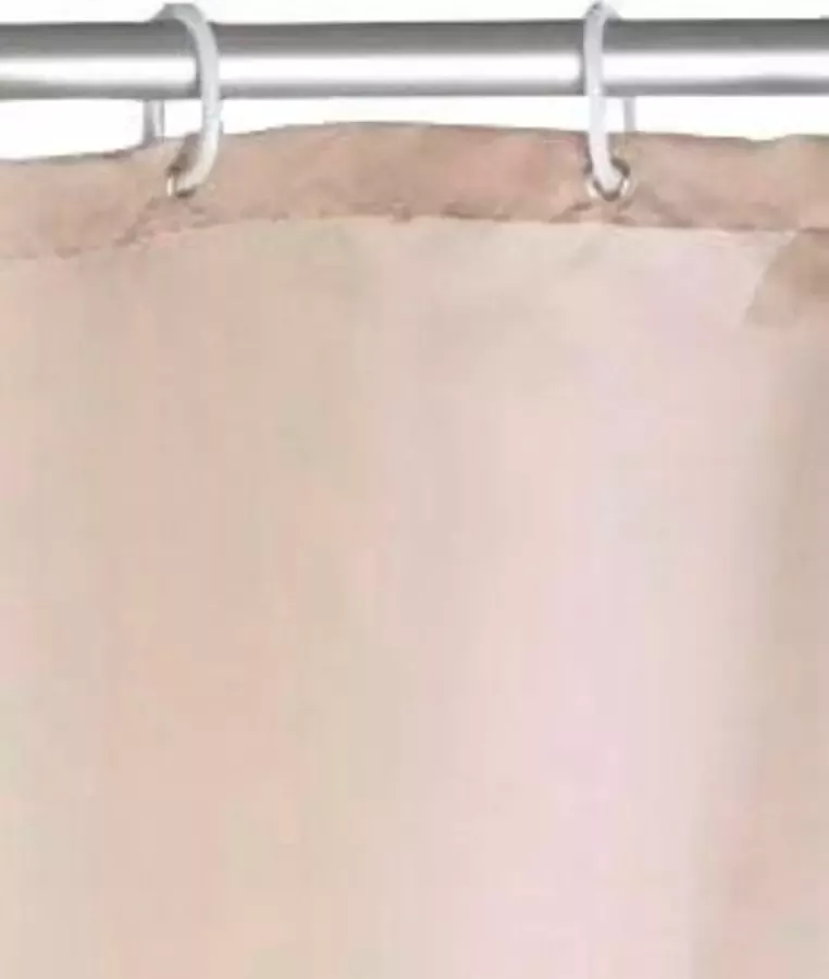 Wenko Douchegordijn Uni-beige Hoogte 200 cm polyester. Wasbaar - Foto 4
