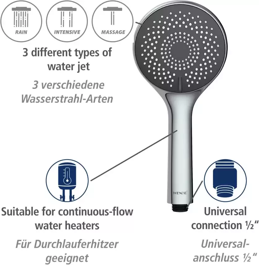 Wenko Douchestang-set Watersaving - Foto 4