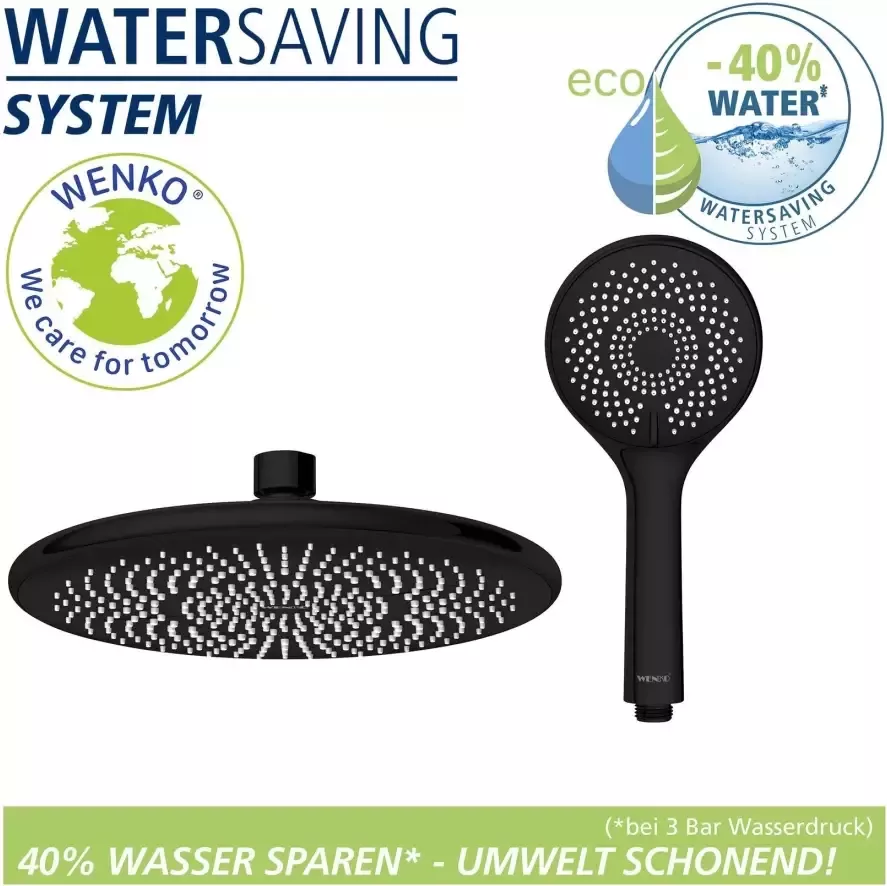Wenko Douchesysteem Watersaving eenvoudige aansluiting op bestaande kraan of wandbocht - Foto 2