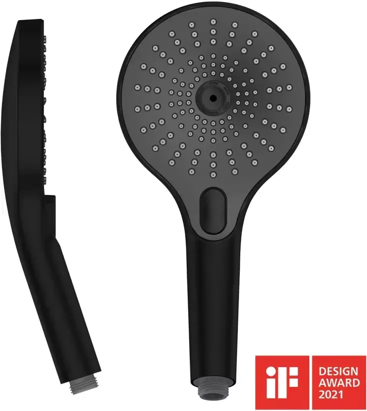 Wenko Handsproeier Ultimate Shower Zwart grijs Ø 13 cm (1-delig) - Foto 8