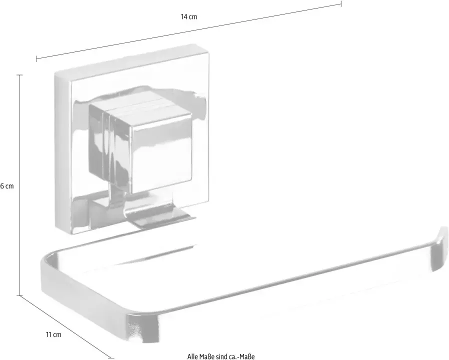 Wenko Toiletrolhouder Quadro Vacuum-Loc - Foto 8