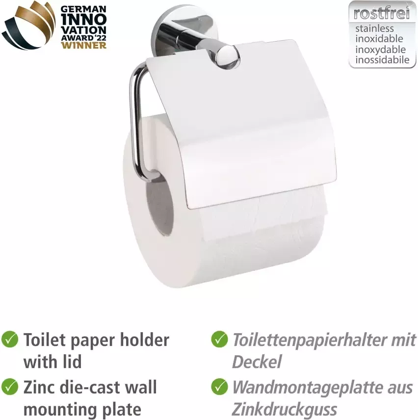 Wenko Toiletrolhouder UV-Loc Isera Bevestigen zonder boren - Foto 5