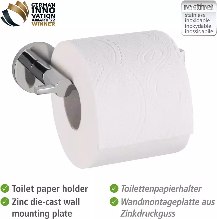 Wenko Toiletrolhouder UV-Loc Isera Bevestigen zonder boren - Foto 3