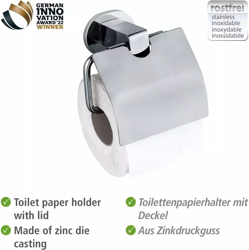 Wenko Toiletrolhouder UV-Loc Maribor Bevestigen zonder boren - Foto 3