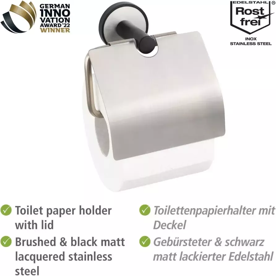 Wenko Toiletrolhouder UV-Loc Udine Bevestigen zonder boren