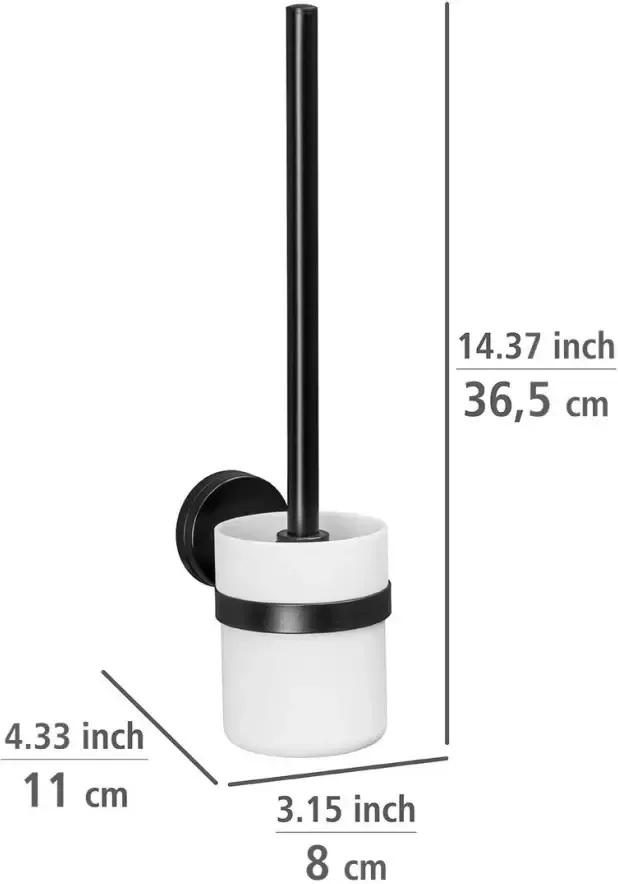 Wenko Toiletset Pavia Borstelhouder bevestigen zonder boren