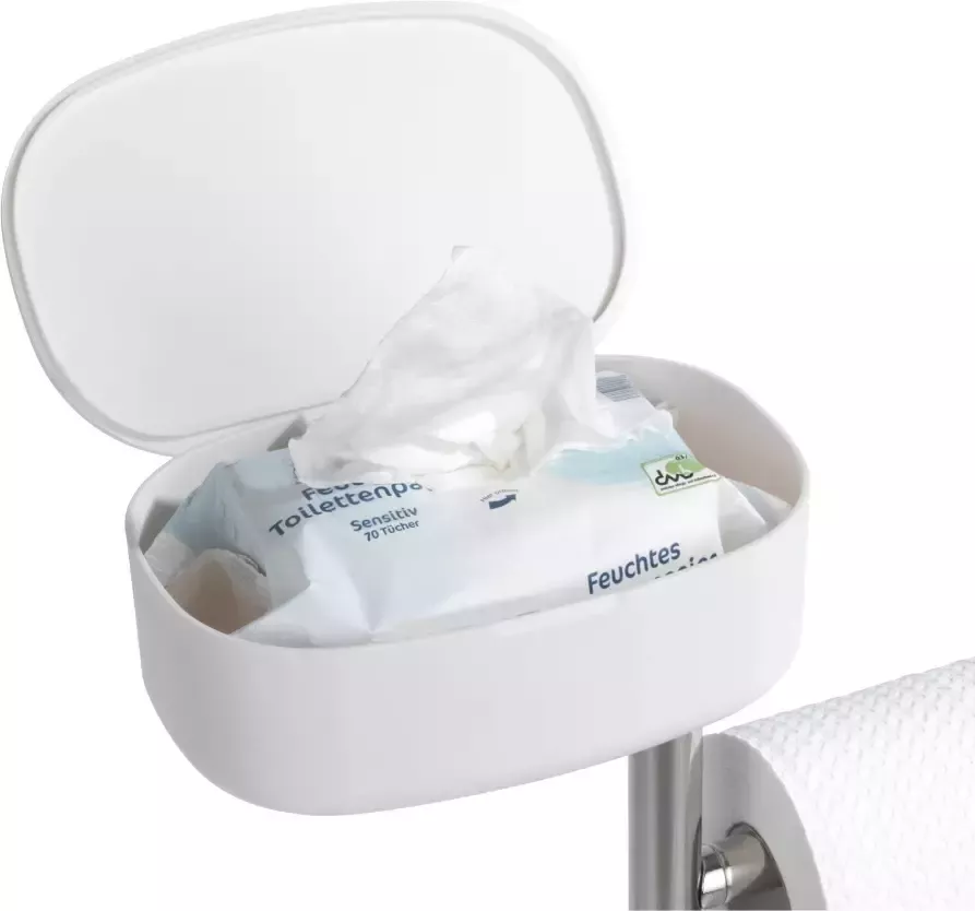 Wenko Toiletset Rivazza geïntegreerde toiletrolhouder en box (1 stuk) - Foto 2