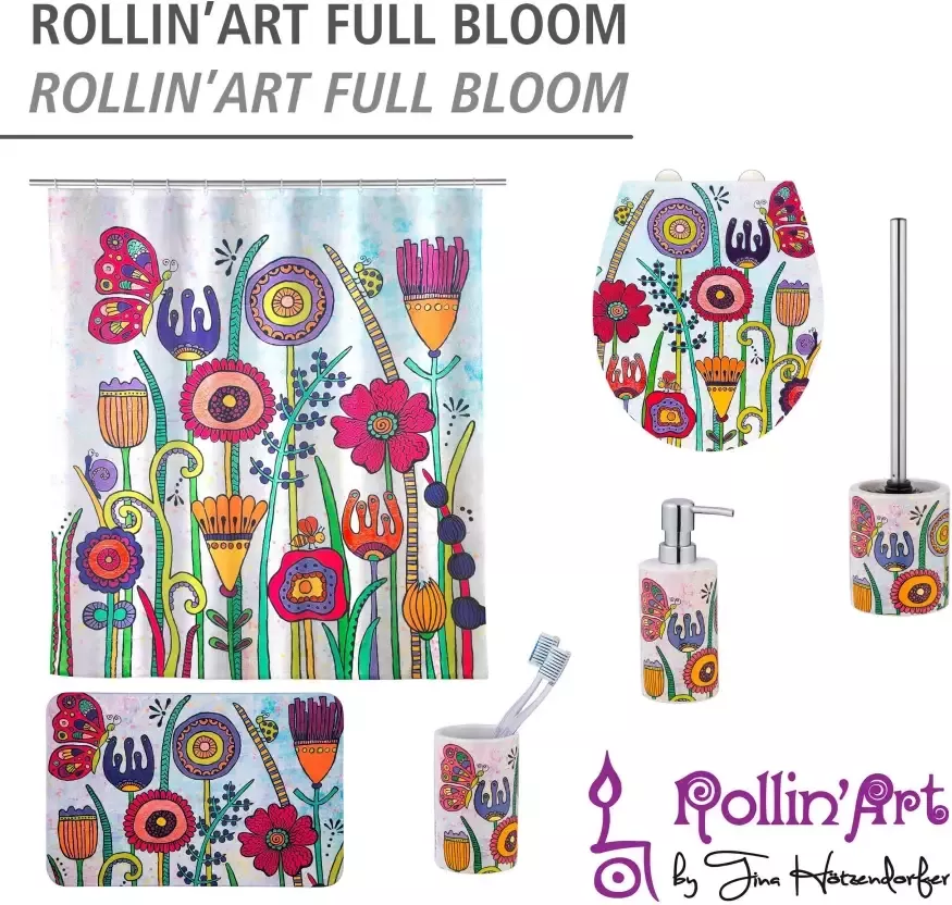 Wenko Toiletset Rollin'Art Full Bloom - Foto 1