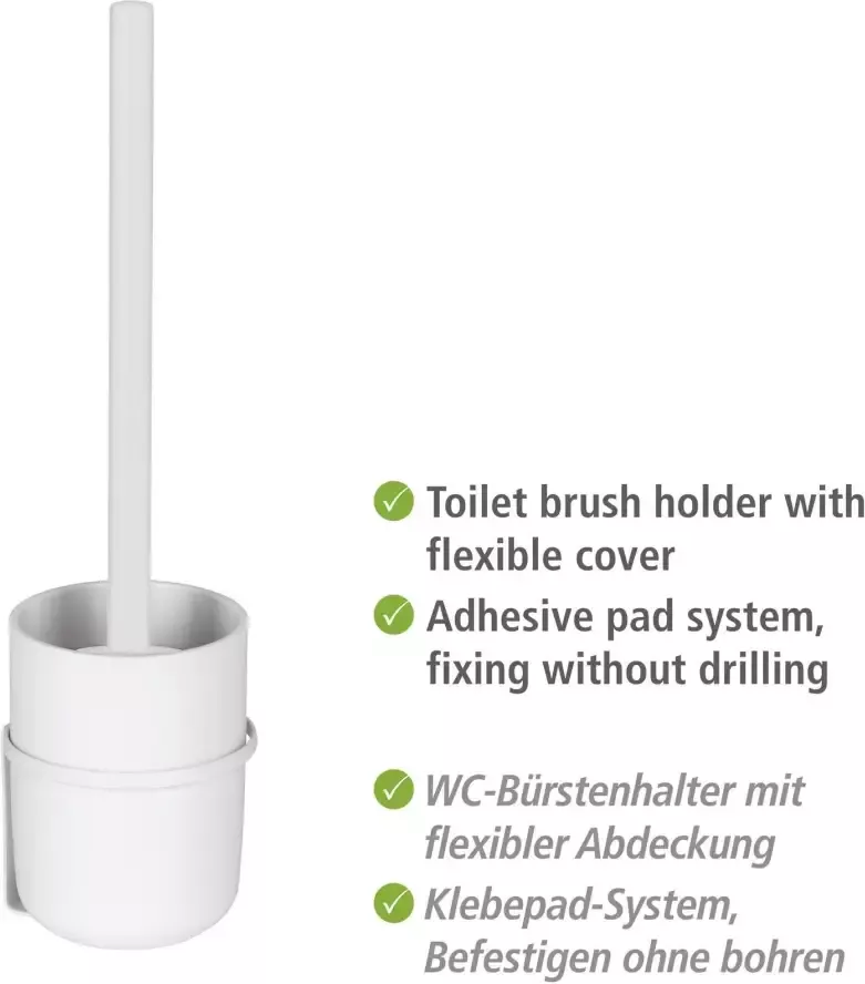 Wenko Toiletset Turbo-Loc Carpino wit bevestigen zonder boren - Foto 5