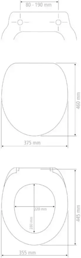 Wenko Toiletzitting Exclusive nr. 1 van duroplast met soft-closemechanisme (1 stuk) - Foto 7