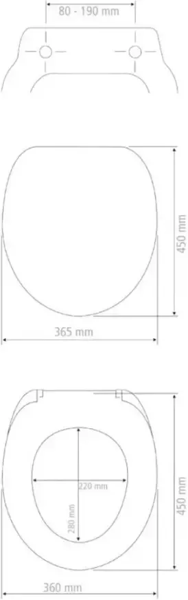 Wenko Toiletzitting Exclusive nr. 2 van duroplast met soft-closemechanisme (1 stuk) - Foto 7