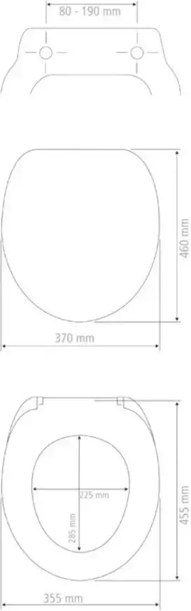 Wenko Toiletzitting Exclusive nr. 5 van duroplast met soft-closemechanisme (1 stuk) - Foto 5