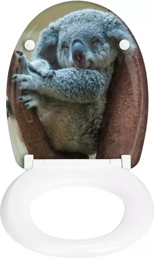 Wenko Toiletzitting Koala met soft-closesysteem van duroplast - Foto 3