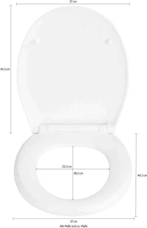 Wenko Toiletzitting Rieti Duroplast met soft-closemechanisme - Foto 3