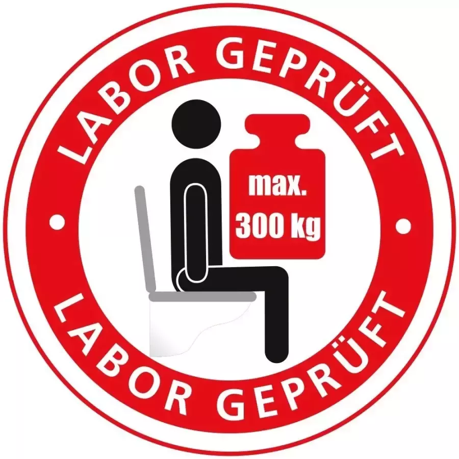 Wenko Toiletzitting Rieti set van 2 met soft-closemechanisme belastbaar tot 300 kg (1 stuk)