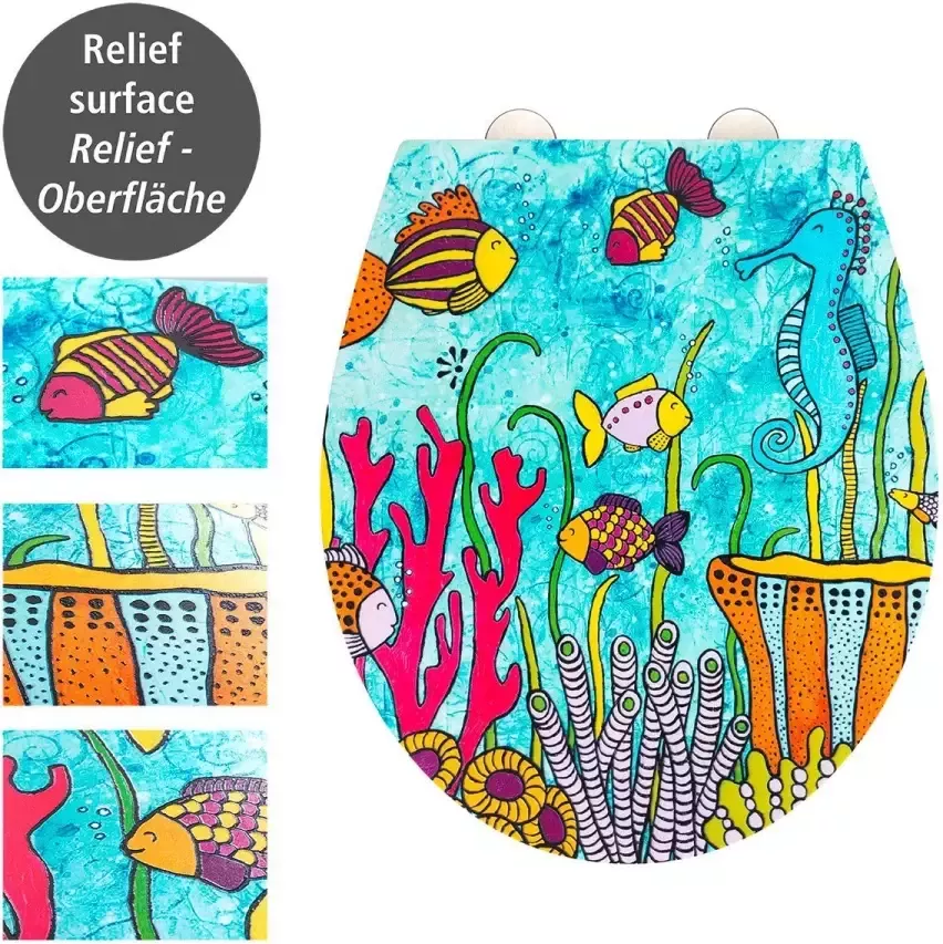 Wenko Toiletzitting Rollin Art Ocean Life - Foto 4