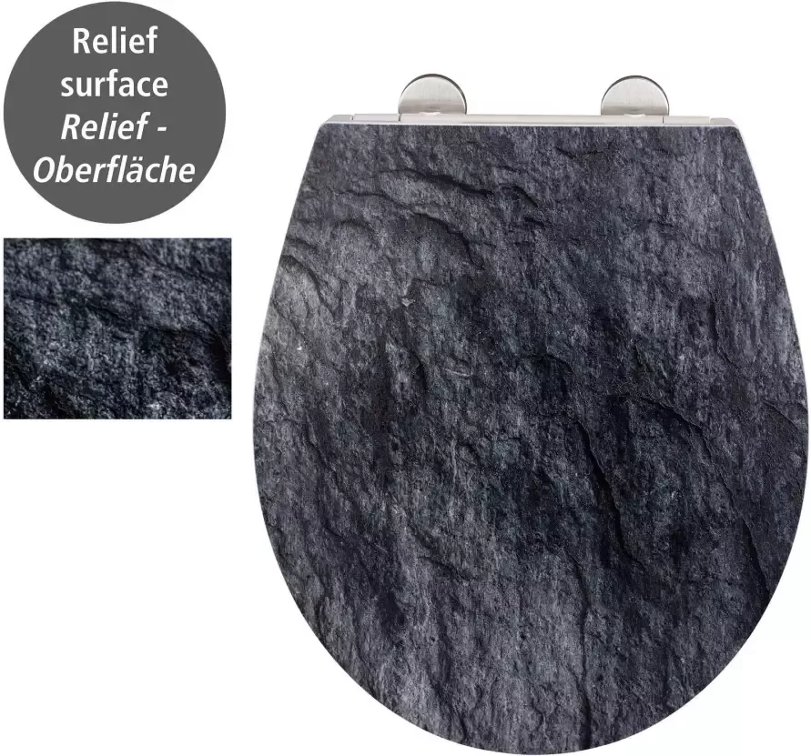 Wenko Toiletzitting Slate rok - Foto 4