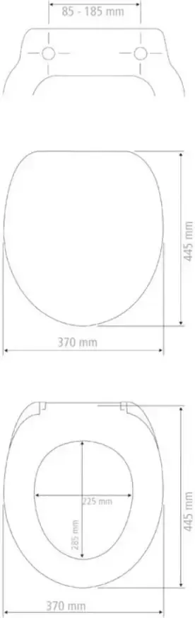 Wenko Toiletzitting Stream Duroplast met soft-closemechanisme (1 stuk) - Foto 5