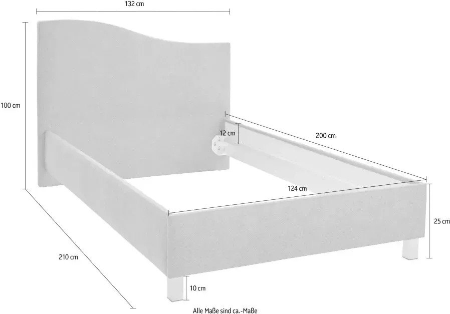 Westfalia Polsterbetten Gestoffeerd bed - Foto 3