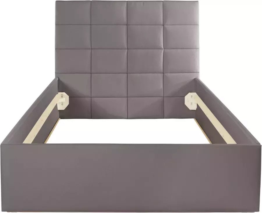 Westfalia Polsterbetten Gestoffeerd bed met bedkist bij uitvoering met matras in 2 hoogten