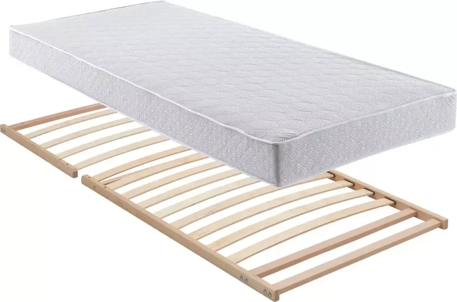 Westfalia Polsterbetten Bekleed ledikant met bedkist bij uitvoering met matras