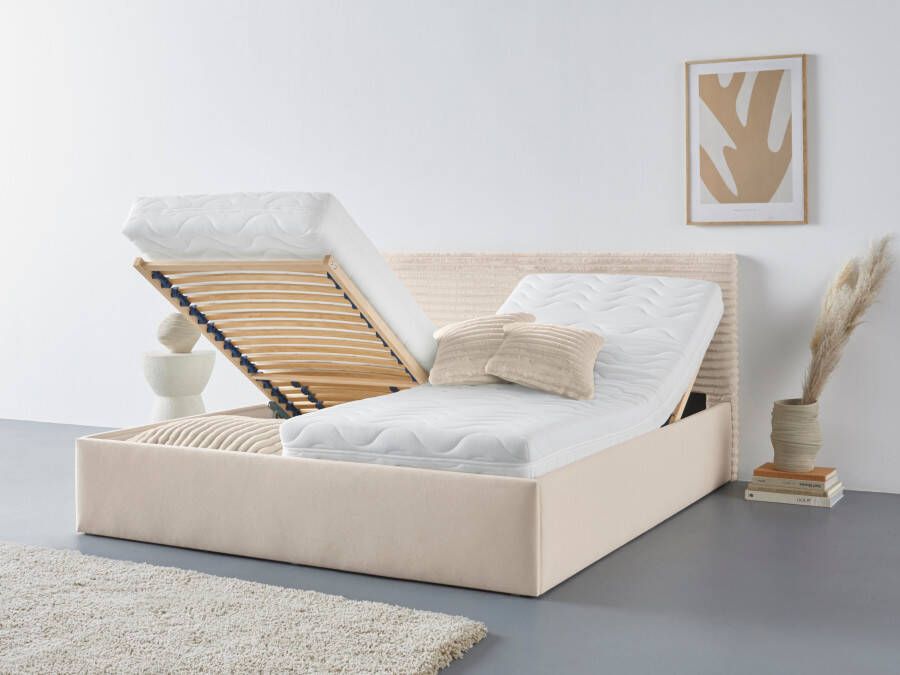 Westfalia Polsterbetten Gestoffeerd bed VITA ook verkrijgbaar met extra opbergruimte inclusief verstelbare hoofdsteunen - Foto 1