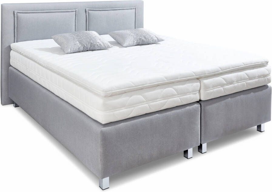 Westfalia Polsterbetten Boxspring incl. topmatras van koudschuim en sierkussen - Foto 1