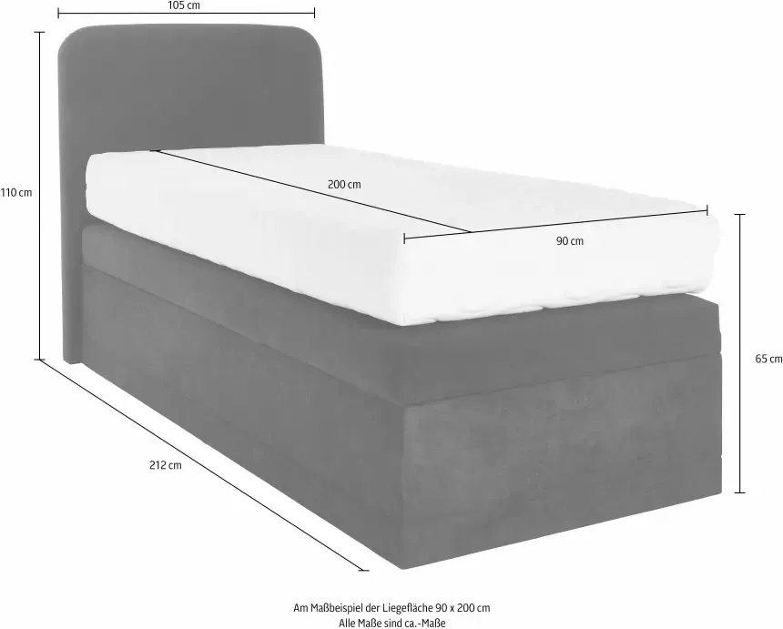 Westfalia Polsterbetten Boxspring naar keuze met bedkist - Foto 5