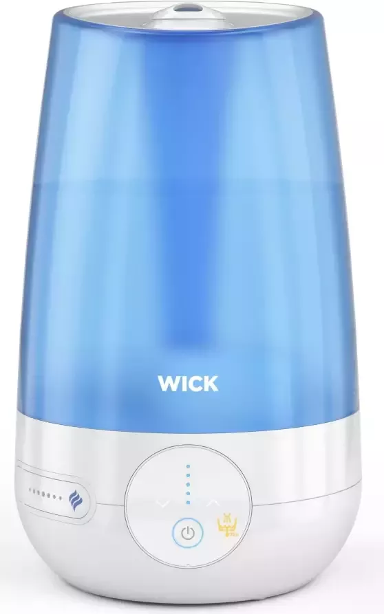 WICK Luchtbevochtiger Ultrasoon-koudeluchtbevochtiger compatibel met de vapopads geurende pads met etherische oliën