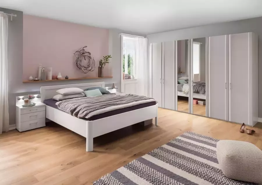 Comfort Collectie bed Bienne Rondo 140 x 200 cm alpine wit