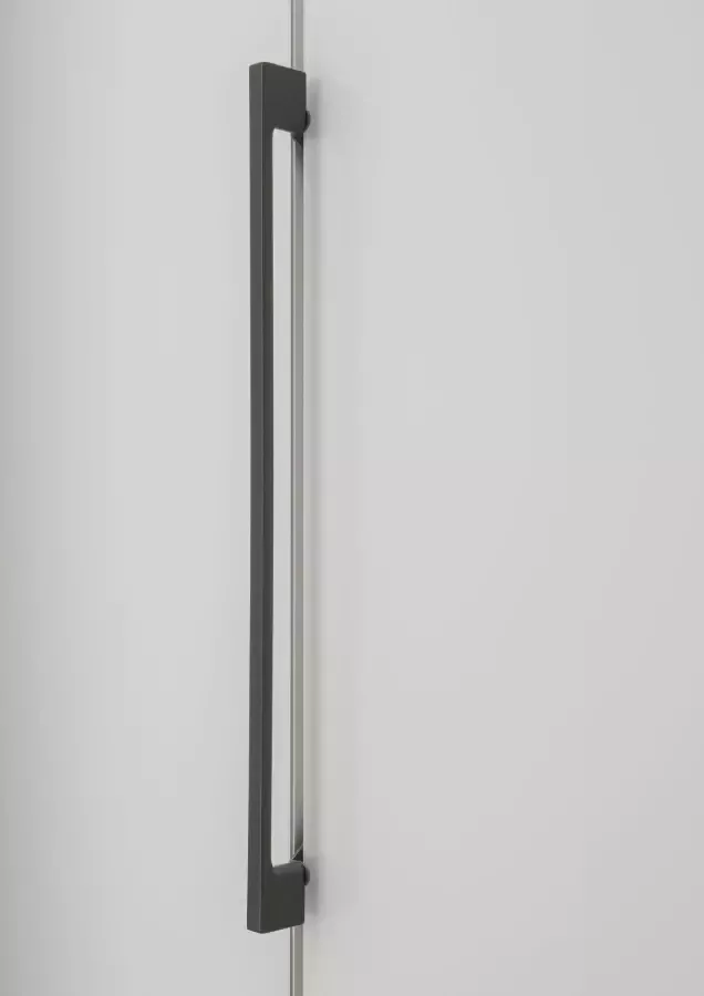 WIEMANN Draaideurkast Monaco Kledingkast Kast Linnenkast met elegant glazen front met chic glazen front en hoogwaardig beslag inclusief deurdemping - Foto 9