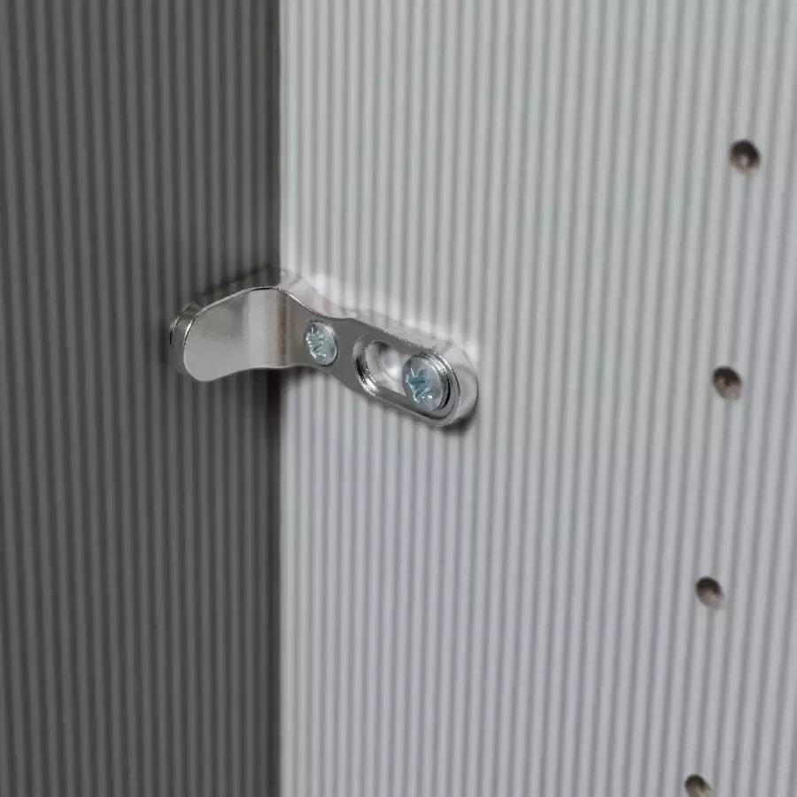 WIEMANN Draaideurkast Monaco Kledingkast Kast Linnenkast met elegant glazen front met chic glazen front en hoogwaardig beslag inclusief deurdemping - Foto 2