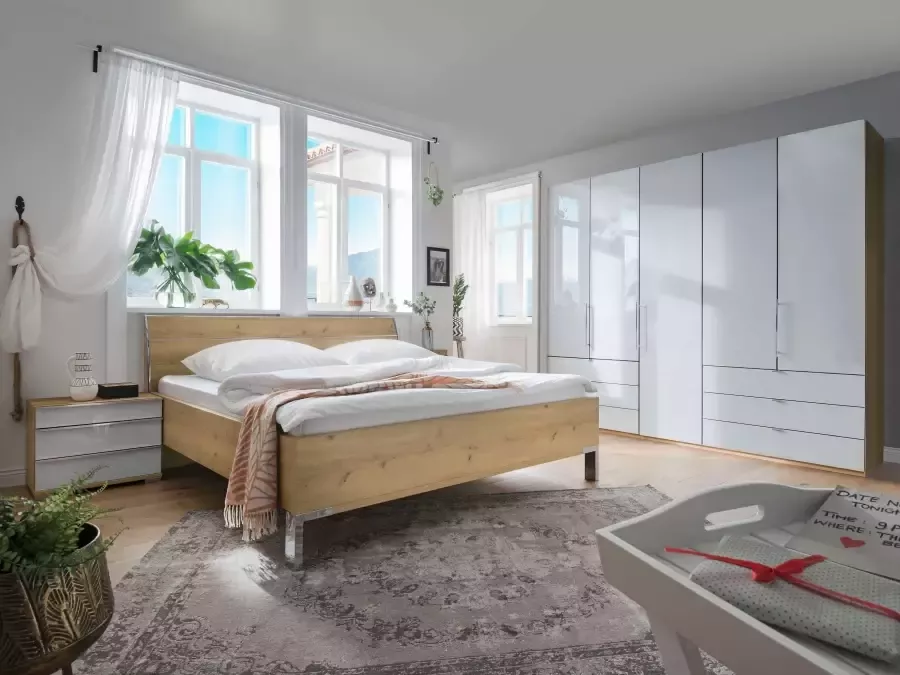 WIEMANN Vouwdeurkast Loft Kledingkast Kast Linnenkast met glazen front robuuste glazen fronten nauwelijks hoorbare deuren met panorama-opening - Foto 3