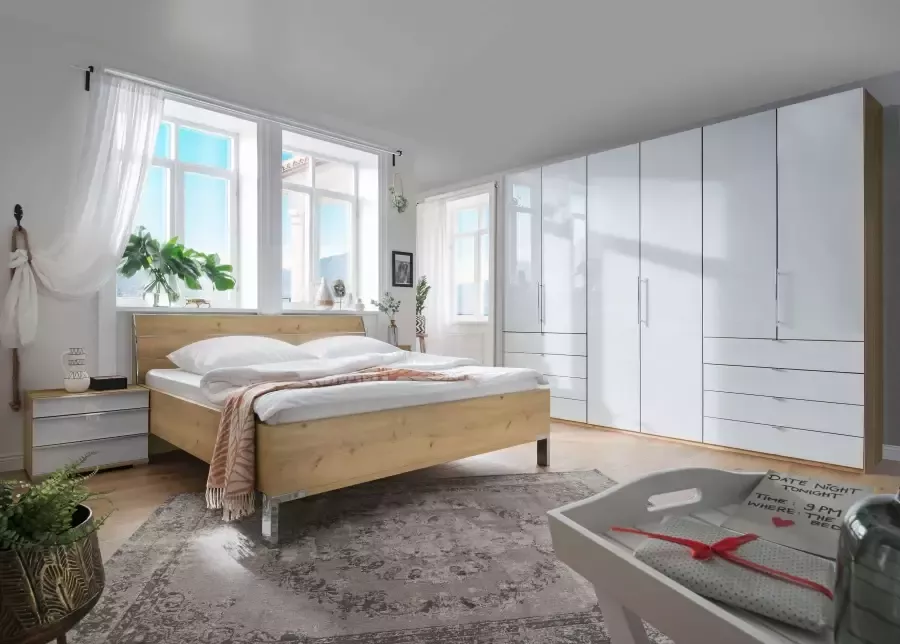 WIEMANN Vouwdeurkast Loft Kledingkast Kast Linnenkast met glazen front - Foto 3