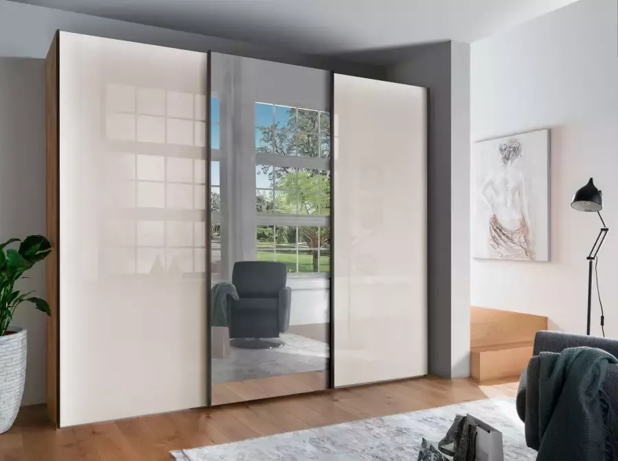 WIEMANN Zweefdeurkast Monaco Kledingkast Kast Linnenkast met schuifdeuren - Foto 5