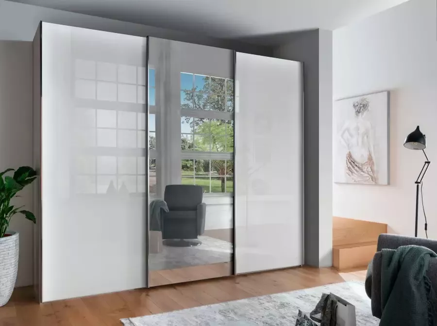 WIEMANN Zweefdeurkast Monaco Kledingkast Kast Linnenkast met schuifdeuren - Foto 5