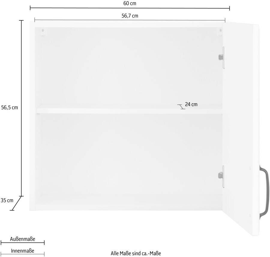 Wiho Küchen Hangend kastje Erla 60 cm breed met vakkenfront - Foto 2