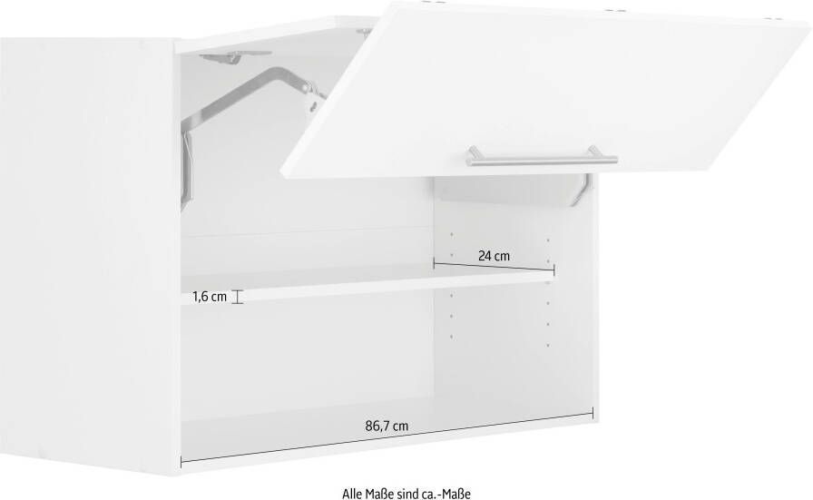 Wiho Küchen Hangend kastje met vouwklep Unna 90 cm breed met soft-closefunctie - Foto 5