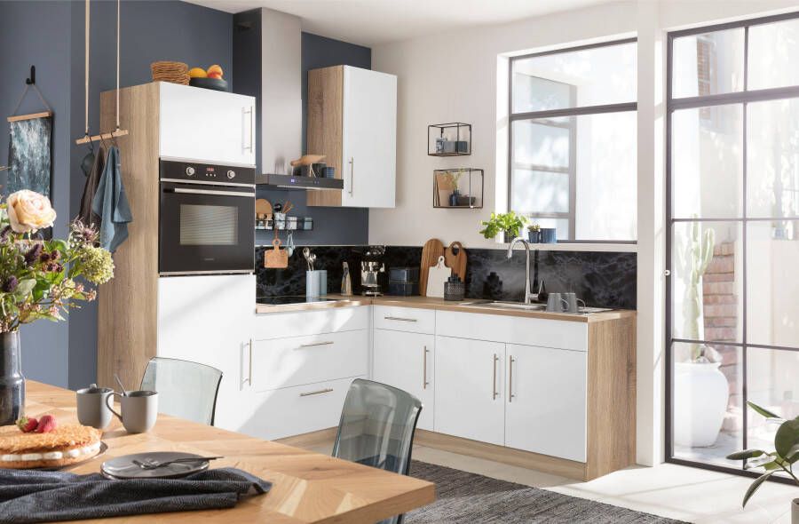 Wiho Küchen Hoekonderkast Cali 100 cm breed ontwerpafmeting 110 cm zonder werkblad - Foto 5