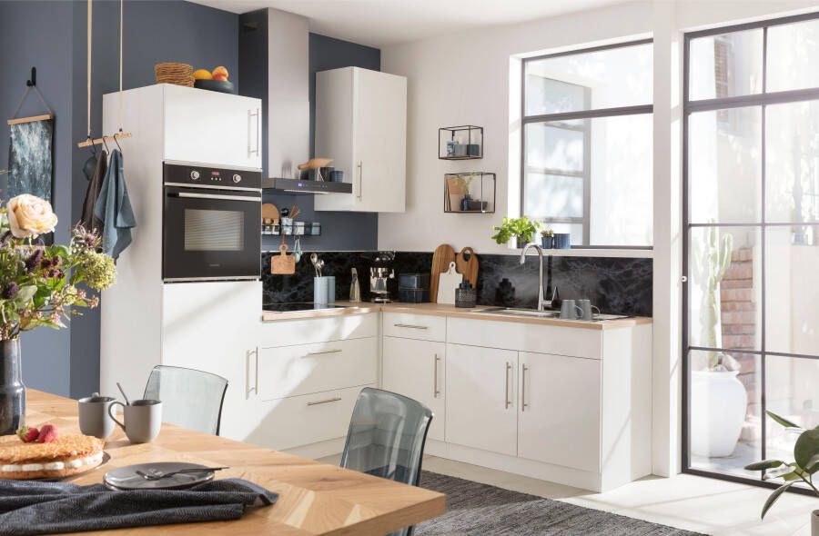 Wiho Küchen Hoekonderkast Cali 100 cm breed ontwerpafmeting 110 cm zonder werkblad - Foto 5