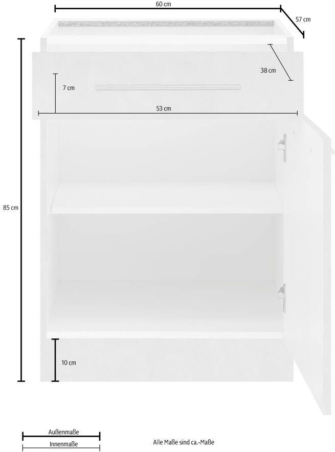 Wiho Küchen Onderkast Flexi2 Breedte 60 cm - Foto 4