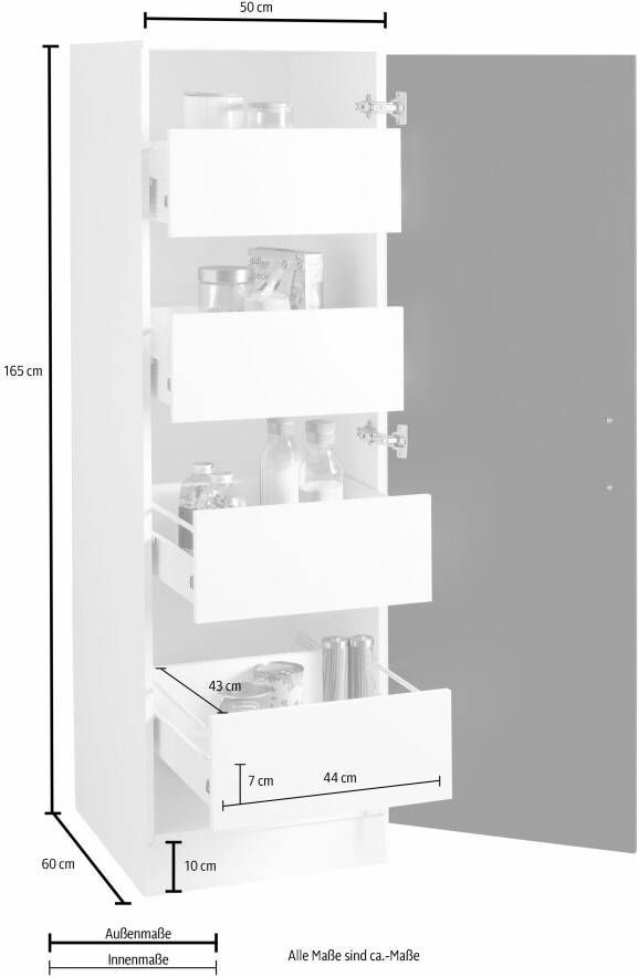 Wiho Küchen Provisiekast Flexi - Foto 4