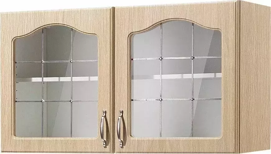 Wiho Küchen Hangend kastje met glasdeur Linz 100 cm breed met 2 glasdeuren - Foto 4