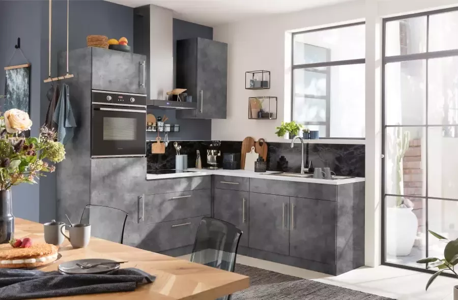 Wiho Küchen Hoekonderkast Cali 100 cm breed ontwerpafmeting 110 cm zonder werkblad - Foto 4