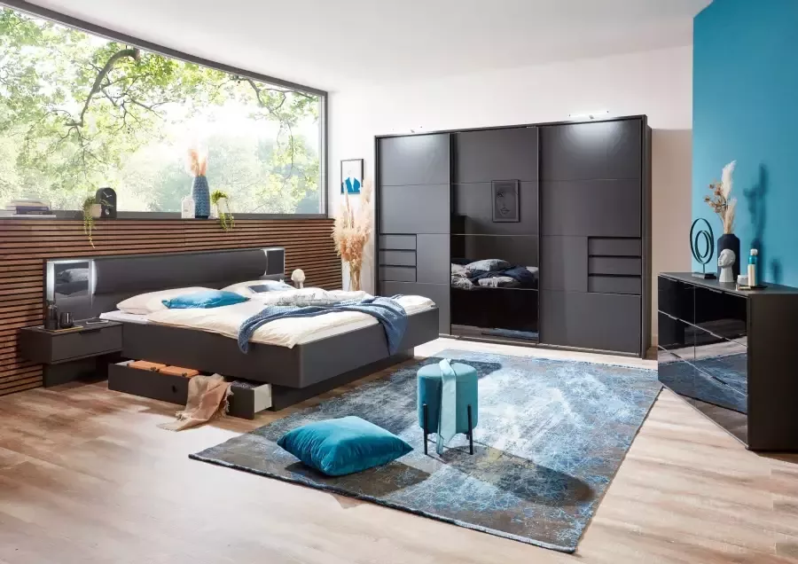 Wimex Kast met laden en deuren Barcelona met glaselementen op de deuren - Foto 1