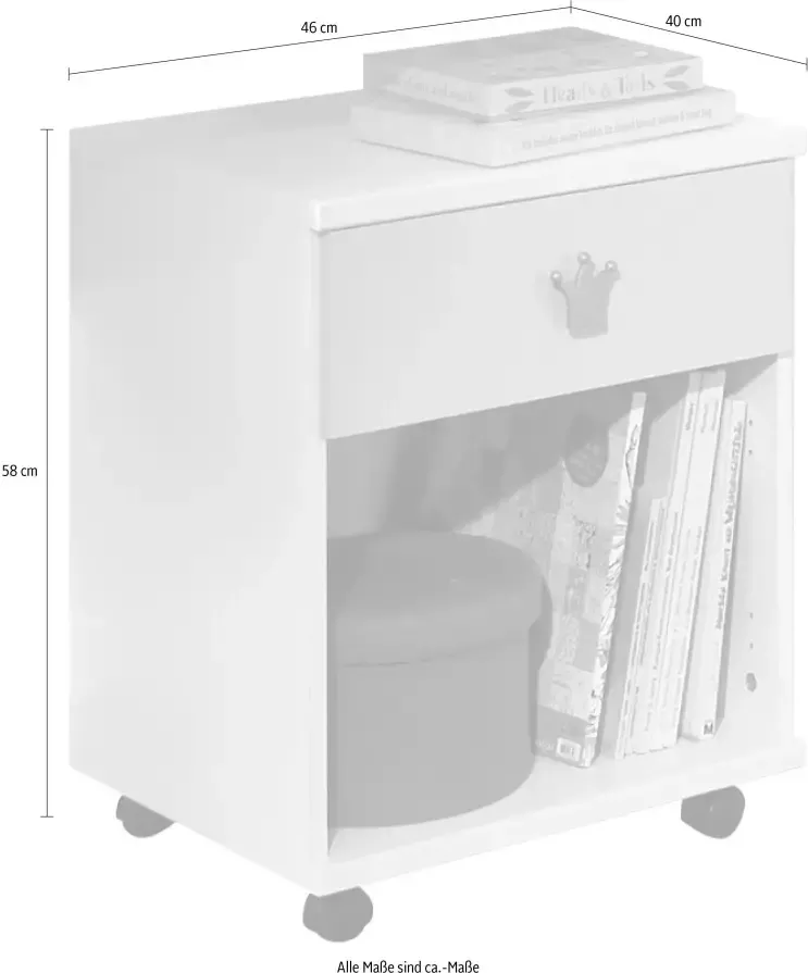 Home24 Rollend kastje Cindy Wimex