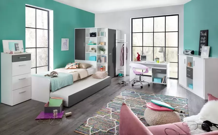 Wimex Kastje op wieltjes Joker Kast met 1 lade en open vak ook ideaal als nachtkastje - Foto 2